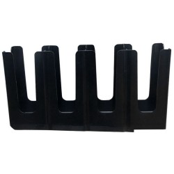 Βάση πλαστική PP 4 θέσεων για ποτήρια/καπάκια 43,5x11,5x22εκ.