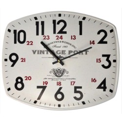 Ρολόι τοίχου μεταλλικό 40x33εκ.