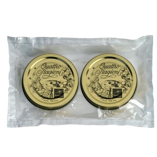 Σετ 2 καπάκια Φ70 για βάζα Quattro Stagioni (0.25-0.50L)