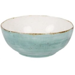 Σαλατιέρα κεραμική στρόγγυλη σιέλ 25,3x10,2εκ. SPLASH