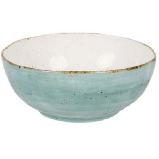 Σαλατιέρα κεραμική στρόγγυλη σιέλ 25,3x10,2εκ. SPLASH