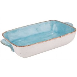 Ταψί πορσελάνινο πυρίμαχο ορθογώνιο τυρκουάζ 33,6x20,1x6,2εκ. SPLASH
