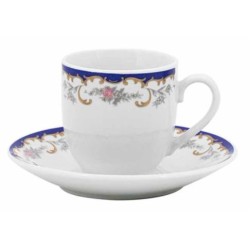 Σετ 6 φλυτζάνια καφέ πορσελάνης 90cc