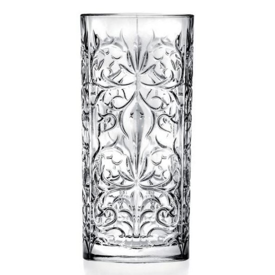 Ποτήρι κοκτέιλ κρυστάλλινο με ανάγλυφο 370ml TATTOO