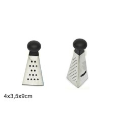 Τρίφτης mini τρίγωνος ανοξείδωτο/πλαστικό 4x3,5x9εκ.