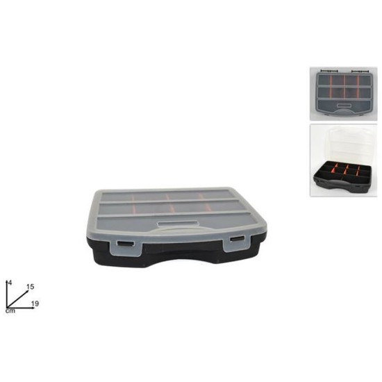 Βαλιτσάκι αποθήκευσης πλαστικό 10 θέσεων 19x15x4εκ.