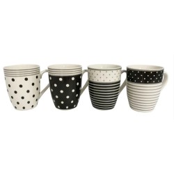 Κύπελο πορσελάνης 4 σχέδια 340ml