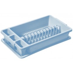 Πιατοθήκη πλαστική με δίσκο 45x26x9εκ.