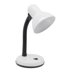 Φωτιστικό γραφείου πλαστικό λευκό 30εκ. Ε27-40W