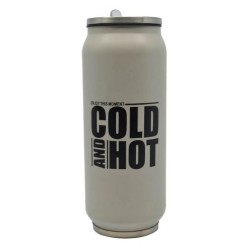 Ποτήρι-θερμός ανοξείδωτο μπεζ 500ml