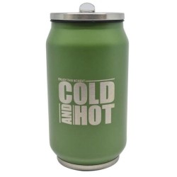 Ποτήρι-θερμός ανοξείδωτο σκούρο πράσινο 330ml