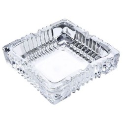 Σταχτοδοχείο γυάλινο τετράγωνο 18x18x3,5εκ.