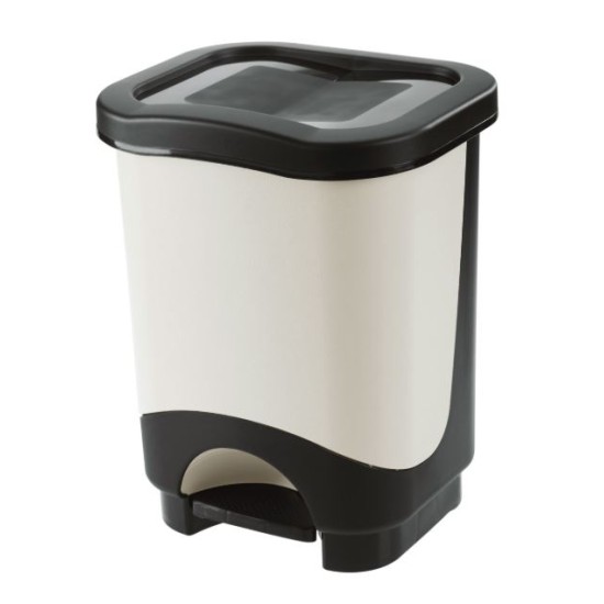 Κάδος απορριμάτων με πεντάλ και αποσπώμενο κάδο 31,5x27,5x41εκ. 18L IDEA