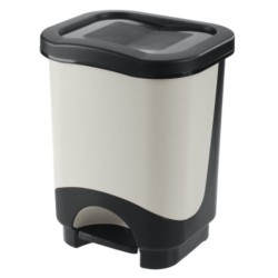 Κάδος απορριμάτων με πεντάλ και αποσπώμενο κάδο 24x21x30εκ. 8L IDEA