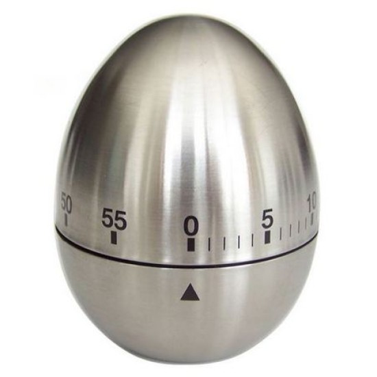 Χρονόμετρο κουζίνας ανοξείδωτο 6,1x7,5εκ.