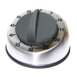 Χρονόμετρο κουζίνας ανοξείδωτο 9,6x6,8εκ.