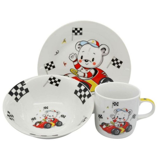 Σετ μπεμπέ 3 τεμαχίων πορσελάνης 