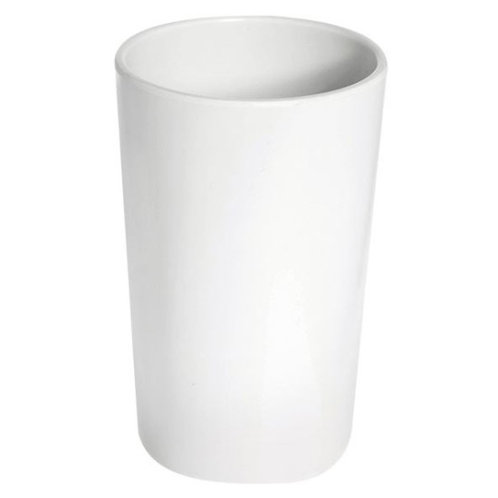 Ποτήρι νερού μελαμίνης λευκό 11x7εκ. 300ml Chef