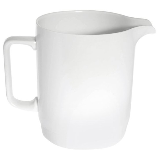 Κανάτα μελαμίνης λευκή 15x12,5εκ. 1.2L Chef