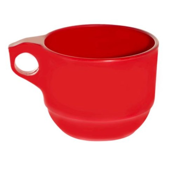 Φλυτζάνι τσαγιού μελαμίνης κόκκινο 7x8,5εκ. 250ml Family