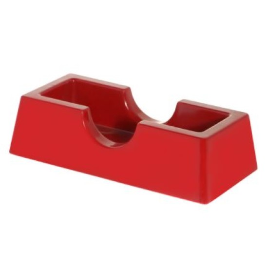 Θήκη για οδοντογλυφίδες μελαμίνης κόκκινη Family