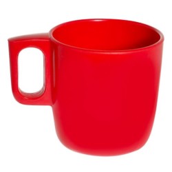 Κύπελο μελαμίνης κόκκινο 8,5x8,5εκ. 300ml Family