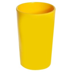 Ποτήρι νερού μελαμίνης κίτρινο 11x7εκ. 300ml Family