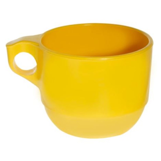 Φλυτζάνι τσαγιού μελαμίνης κίτρινο 7x8,5εκ. 250ml Family