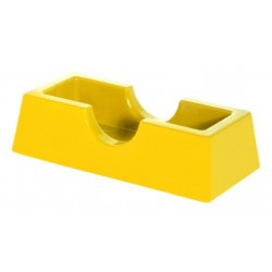 Θήκη για οδοντογλυφίδες μελαμίνης κίτρινη Family
