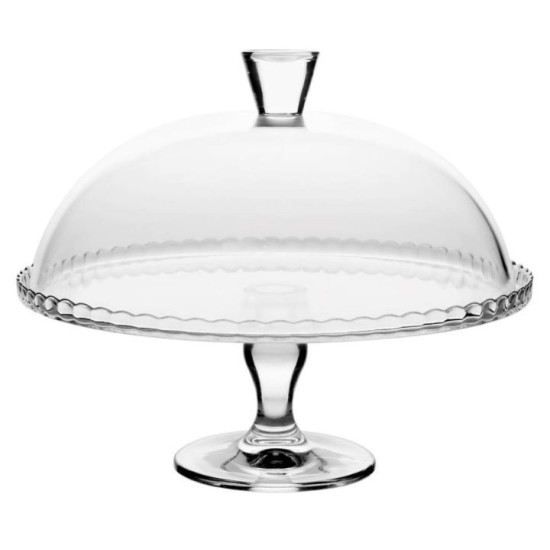 Τουρτιέρα γυάλινη με πόδι 32x25εκ. Patisserie