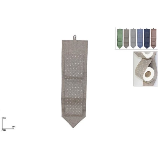 Θήκη για χαρτί υγείας συνθετική 3 θέσεων 21x75εκ.