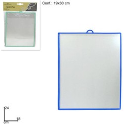 Καθρέπτης πλαστικός μονόχρωμος 17x12εκ.