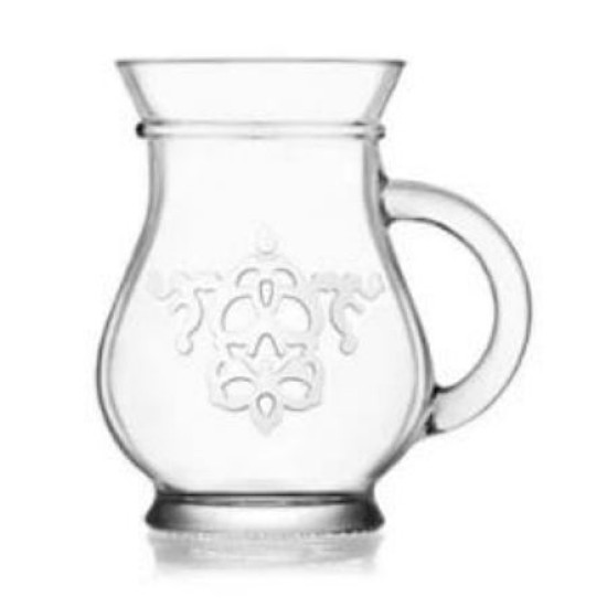 Κανάτα γυάλινη με ντεκόρ 330ml AYR