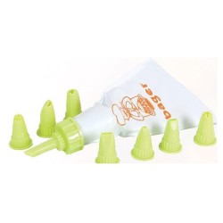 Κορνέ ζαχαροπλαστικής σακούλα με 8 μύτες