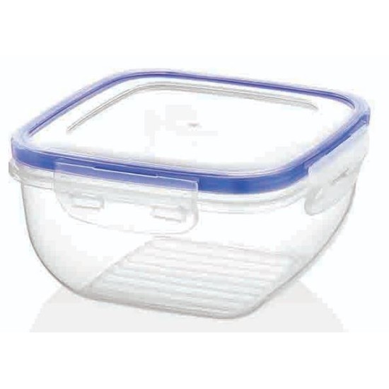 Φαγητοδοχείο pp/silicone με κλιπς 12x12x6εκ. 0.5L