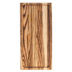 Πιατέλα ξύλινη καστανιάς σκαμένη 35x17x1,9εκ.