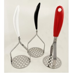 Πρέσσα πουρέ ανοξείδωτη με πλαστική λαβή 25x8,5εκ.