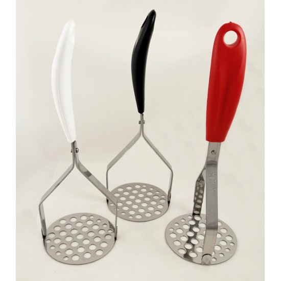 Πρέσσα πουρέ ανοξείδωτη με πλαστική λαβή 25x8,5εκ.