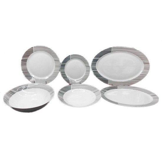 Πιάτο ρηχό πορσελάνης 23,5εκ.