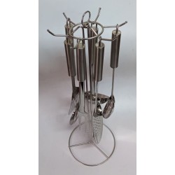 Σετ 6 κουτάλες ανοξείδωτες σε βάση μεταλλική