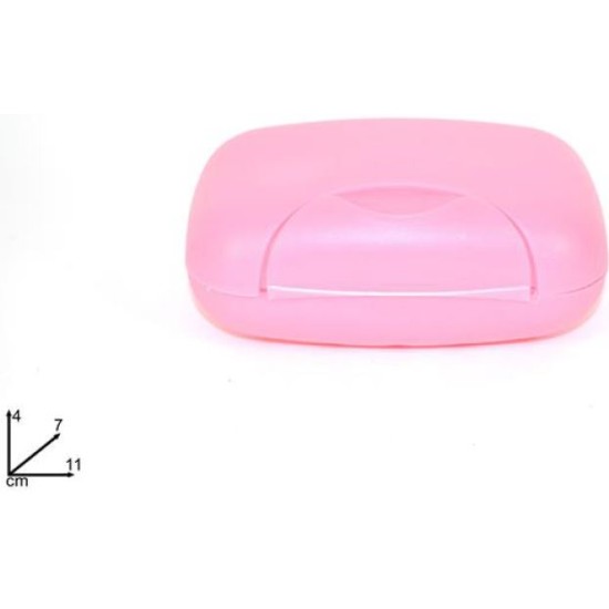 Σαπουνοθήκη πλαστική ταξιδιού 11x7x4εκ.