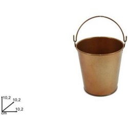 Κουβαδάκι πάγου ανοξείδωτο copper 10,5x10,5x10,5εκ.