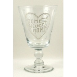 Σετ 3 ποτήρια κρασιού κολονάτα 220ml LOVE HOME 