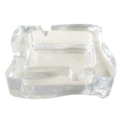 Σταχτοδοχείο γυάλινο 11x11x3,5εκ.