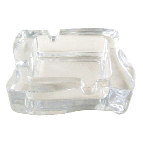 Σταχτοδοχείο γυάλινο 11x11x3,5εκ.