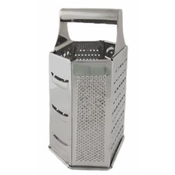 Τρίφτης ανοξείδωτος εξάγωνος 11,5x22,5εκ.