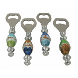 Ανοιχτήρι inox με γυαλί χρωματιστό 15εκ.