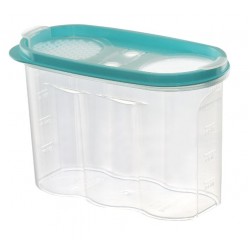 Φαγητοδοχείο πλαστικό οβάλ 17x7x12,5εκ. 1.2L