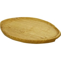 Πιατέλα ξύλο καστανιά σκαμένη 45,5x27,5εκ.