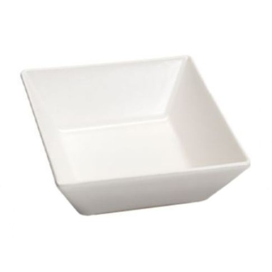 Σαλατιέρα τετράγωνη άσπρη ματ 22x9εκ. Elite